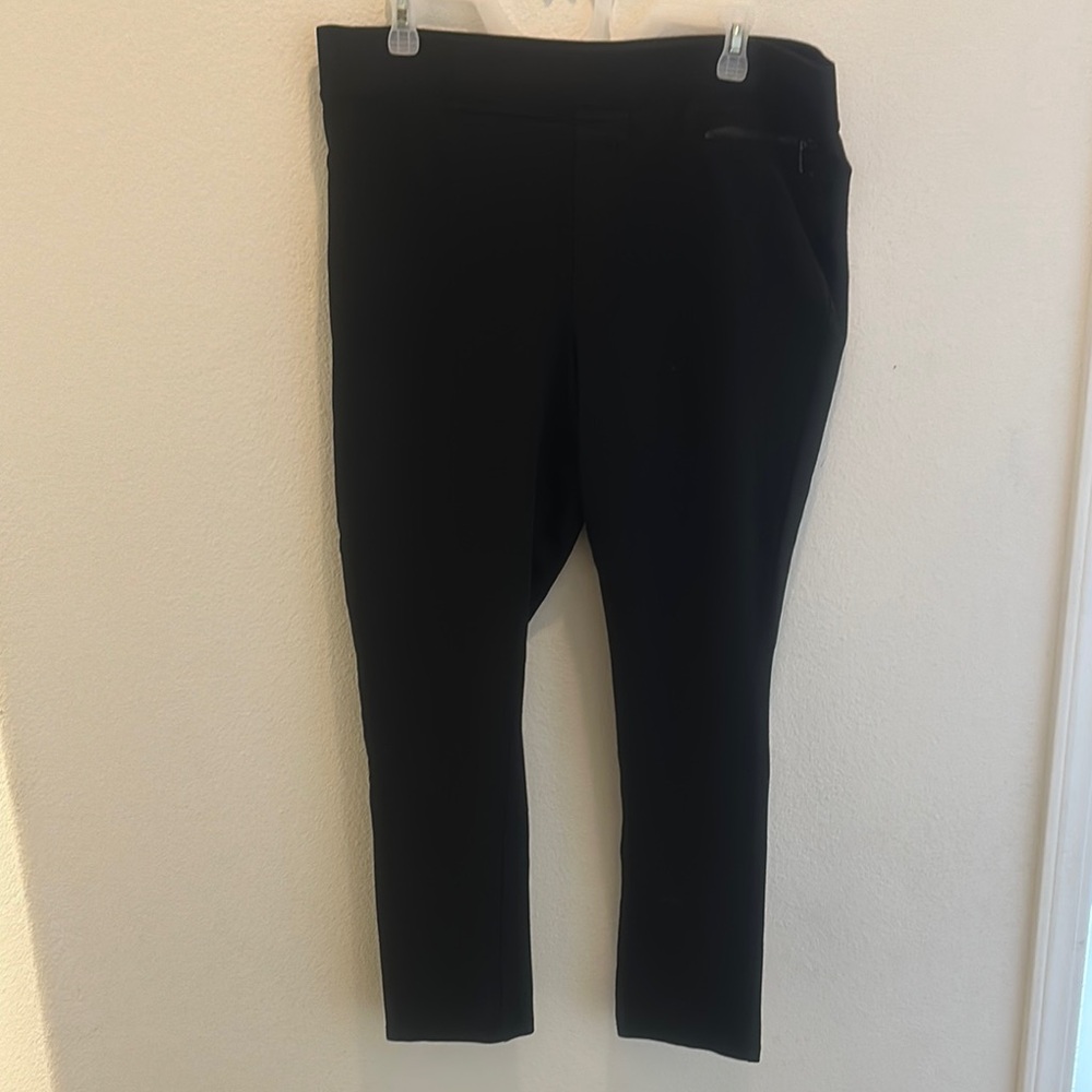 DKNY Xl Black Slim Fit Pants
